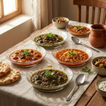 بشقاب خورش خوری شیشه و بلور اصفهان مدل گلایل بسته 6 عددی