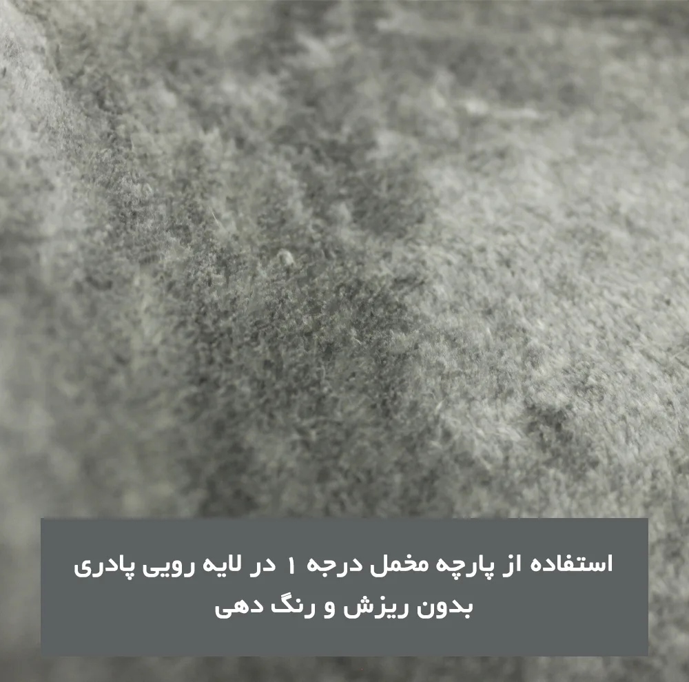 پادری شاران هوم مدل 3 لایه اسفنج دار طرح مخمل سایز 50×80 سانتی متر