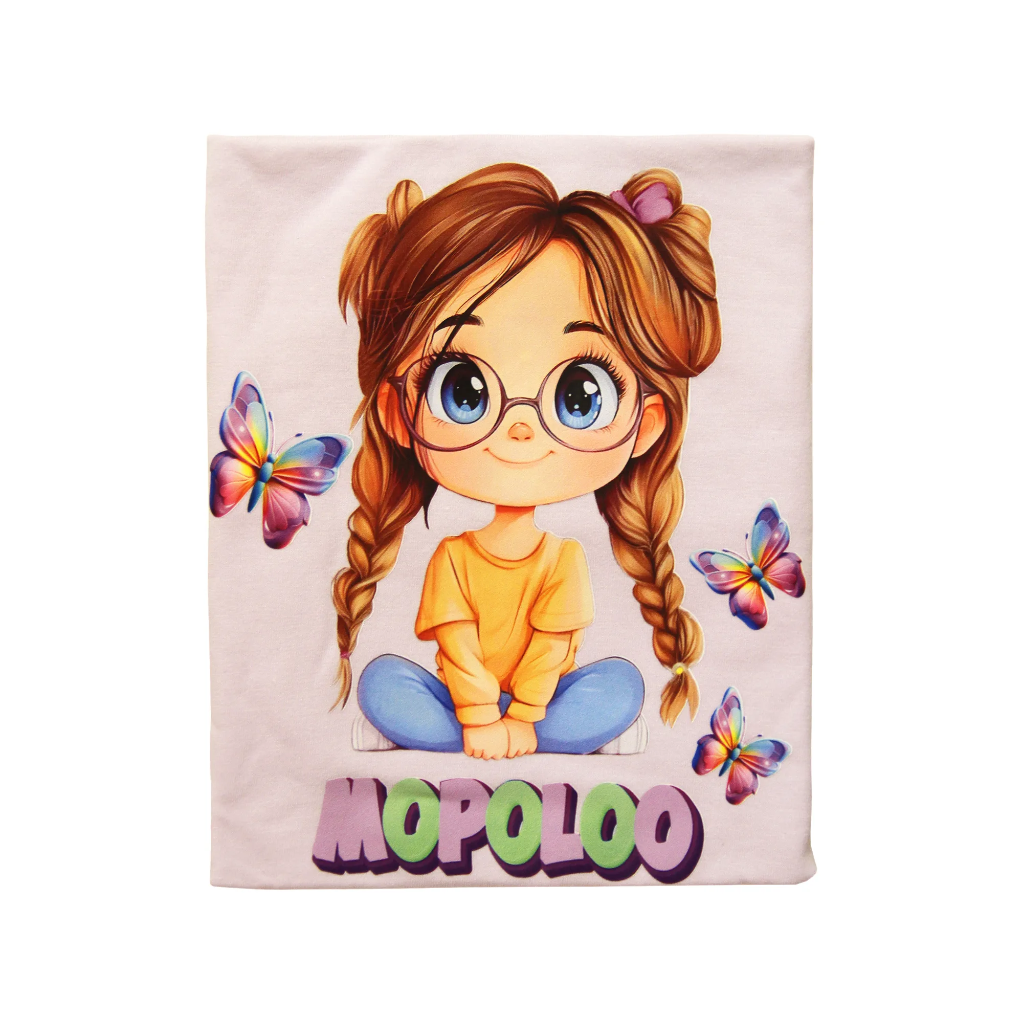 ست تاپ و شورت راحتی دخترانه موپولو کد R1