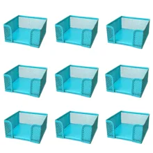 جای کاغذ یادداشت مدل فلزی رومیزی بسته 24 عددی