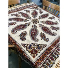 رومیزی قلمکار مدل ممتاز طرح بته جقه کد A120