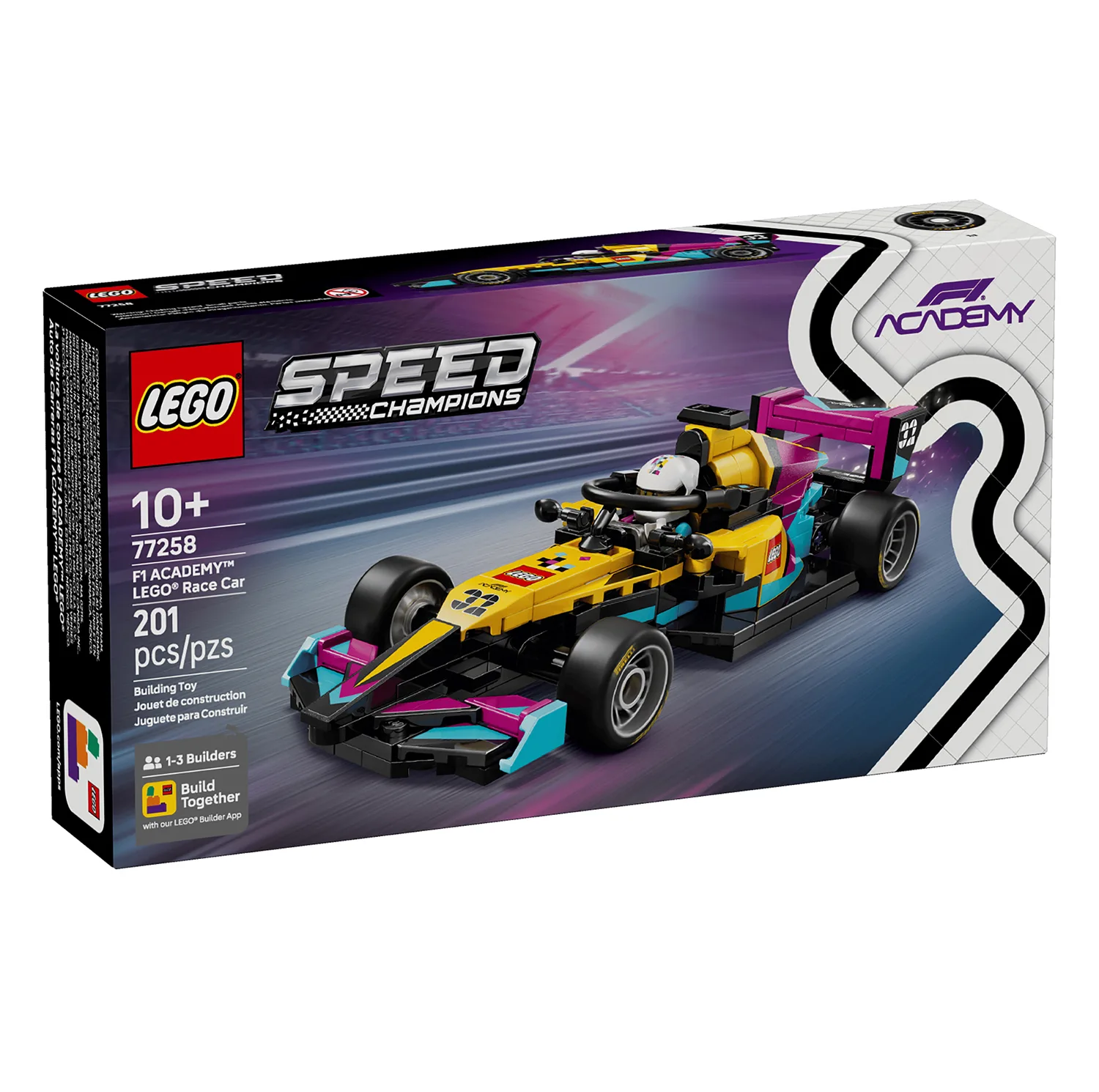 لگو 201 تکه سری اسپید مدل F1 Academy Lego Race Car کد 77258