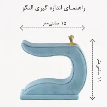 النگو زنانه مدل طلاروس کد DD535-SIZE3 بسته 6 عددی