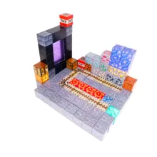 ساختنی 95 تکه مدل Cube world طرح ماینکرفت