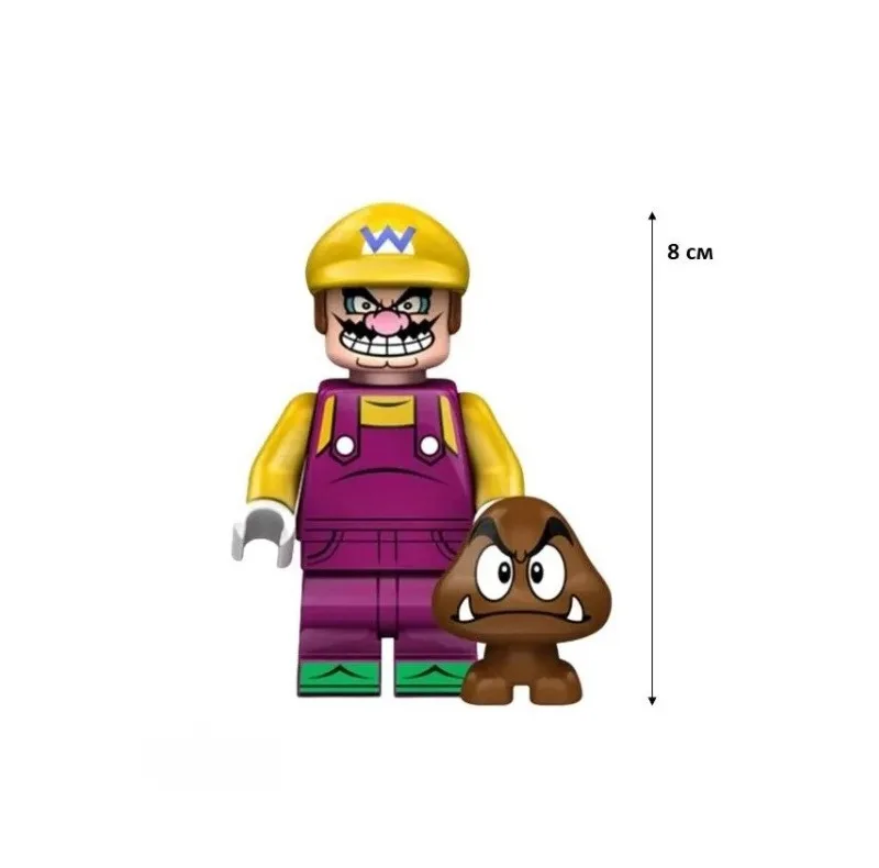 اکشن فیگور طرح ماریو مدل mario 32-23 ارتفاع 8 سانتیمتر مجموعه 6 عددی