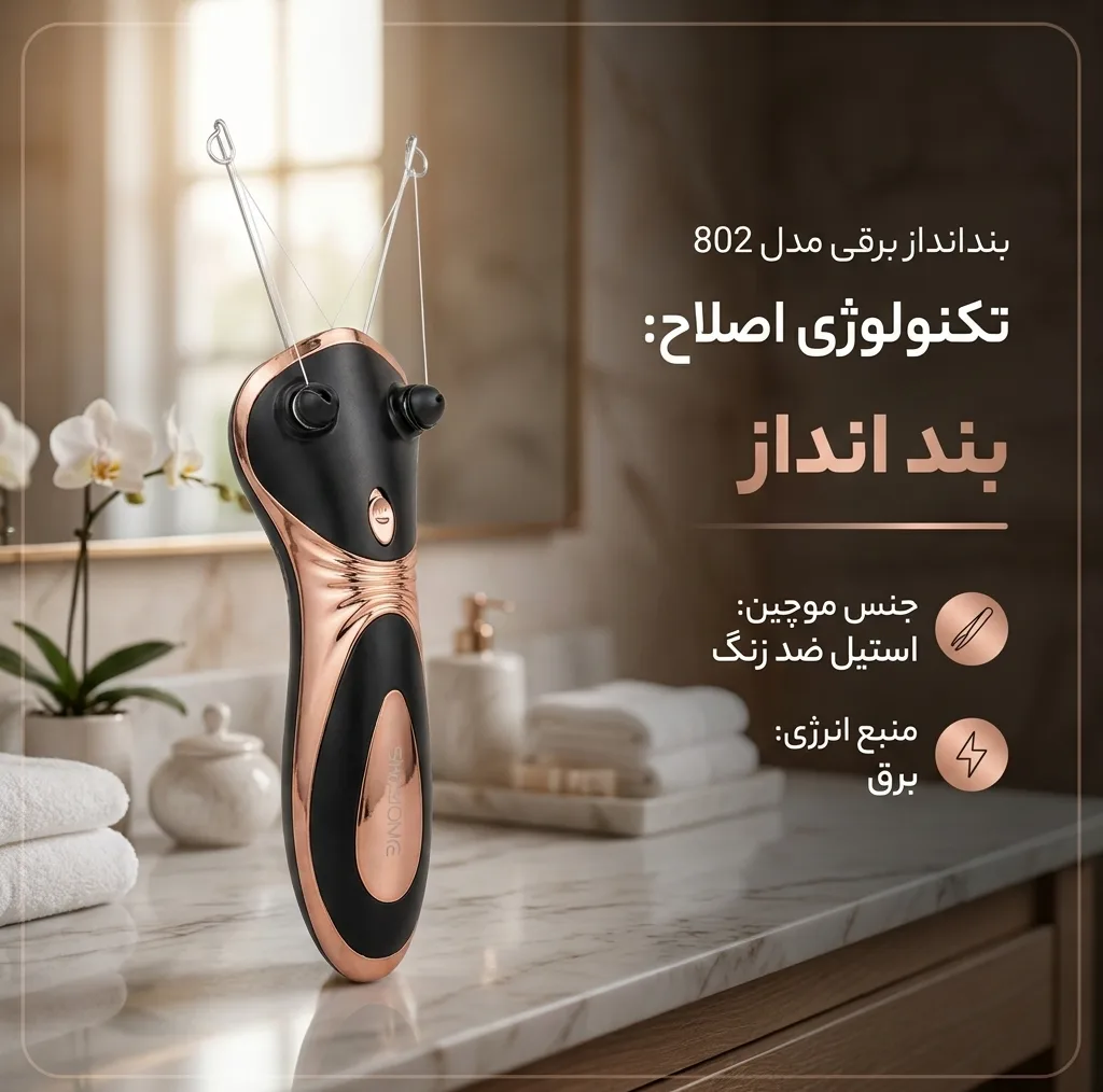 بندانداز برقی انزو پروفیشینال مدل EN-6082 وزن 400 گرم، دارای چراغ LED و طراحی سبک و ضد حساسیت