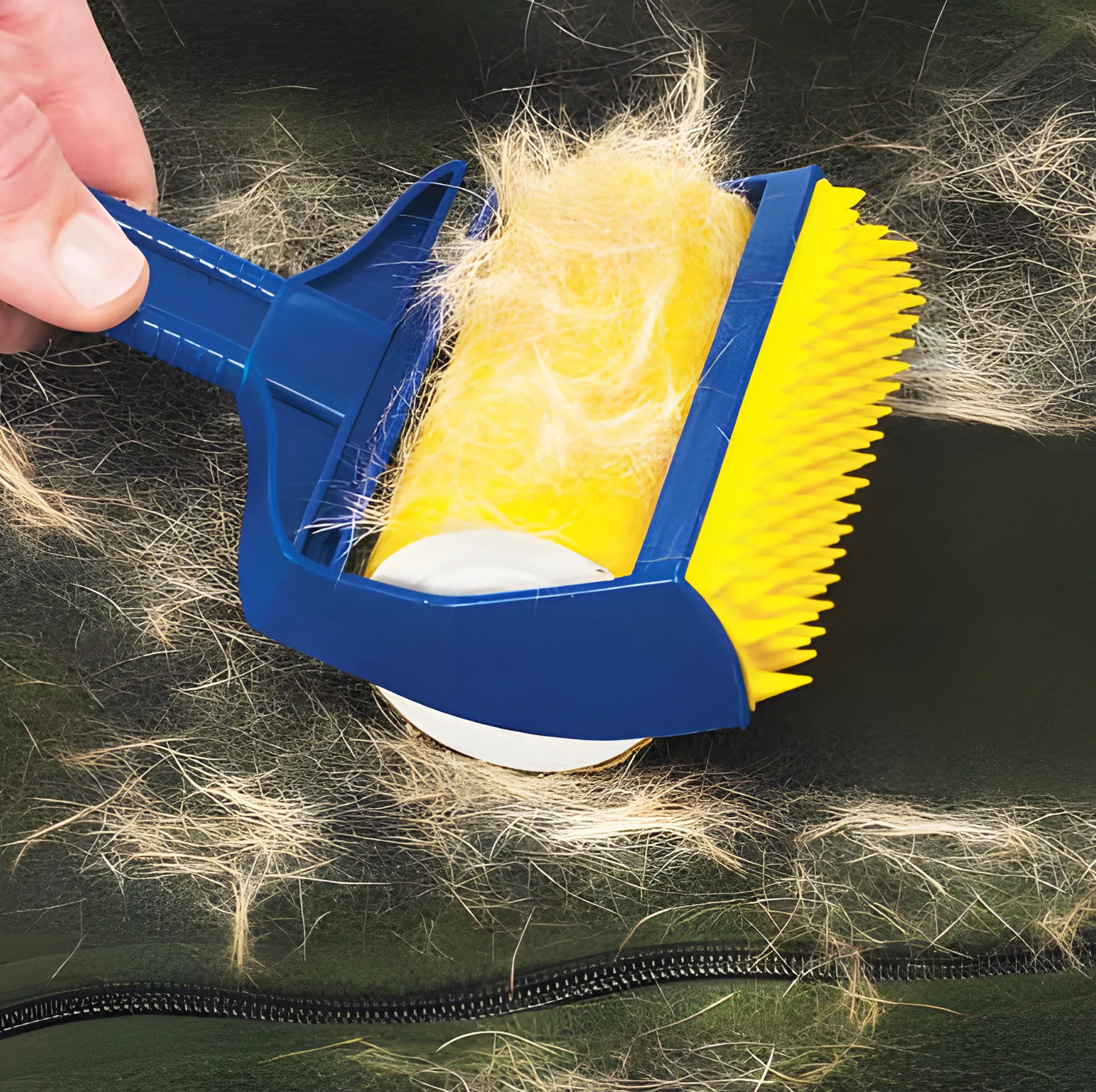 پرزگیر لباس مدل ژله ای غلتکی دائمی کد Sticky Buddy بسته دو عددی