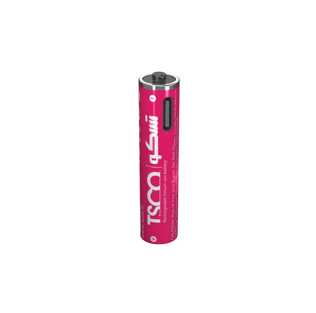 باتری نیمقلمی شارژی تسکو مدل TBL10 با درگاه USB-C به همراه کابل شارژ با ظرفیت (220mAh) بسته دو عددی