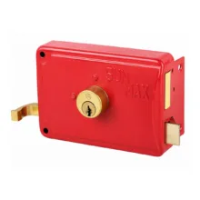 قفل در حیاطی سان مکث مدل Red Top Security سایز 7 میلی‌متر به‌ همراه 3 کلید