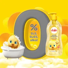 شامپو سر کودک دالین مدل bebeklere banyoyu sevdirir حجم 700 میلی لیتر