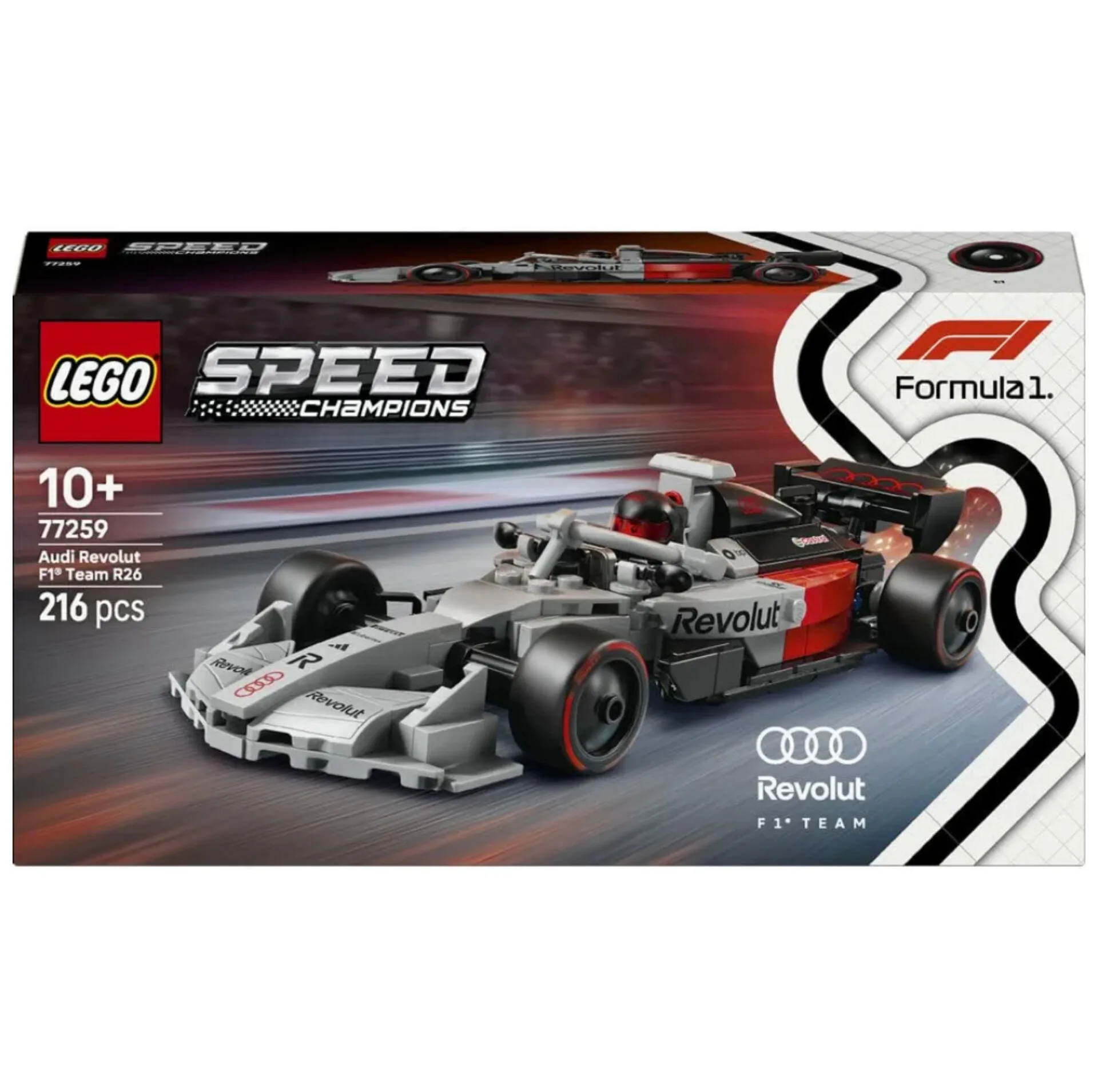 لگو ۲۱۶ تکه سری اسپید مدل Audi Revolut F1 Team R26 کد 77259