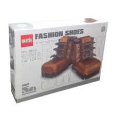 ساختنی 124تکه دکتر استار مدل بوت طرح Brown High Boots کد 1034A