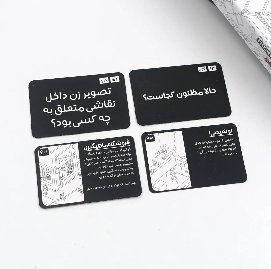 بازی فکری چهارپایه مدل میکرو ماکرو مجموعه 2 عددی