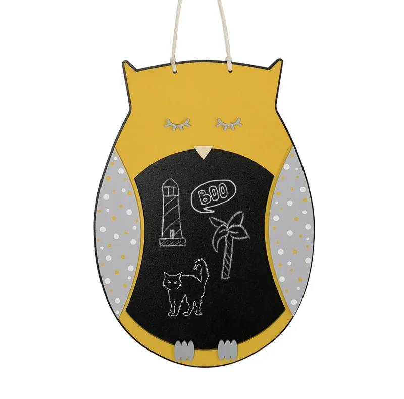 تخته سیاه طرح جغد مدل MKids50B سایز 28×40 سانتی متر