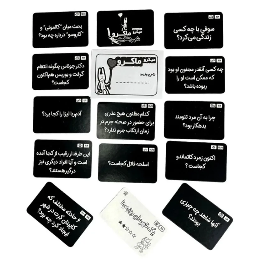 بازی فکری مدل میکرو ماکرو نسخه مرگ مناسب ۱۲ سال به بالا