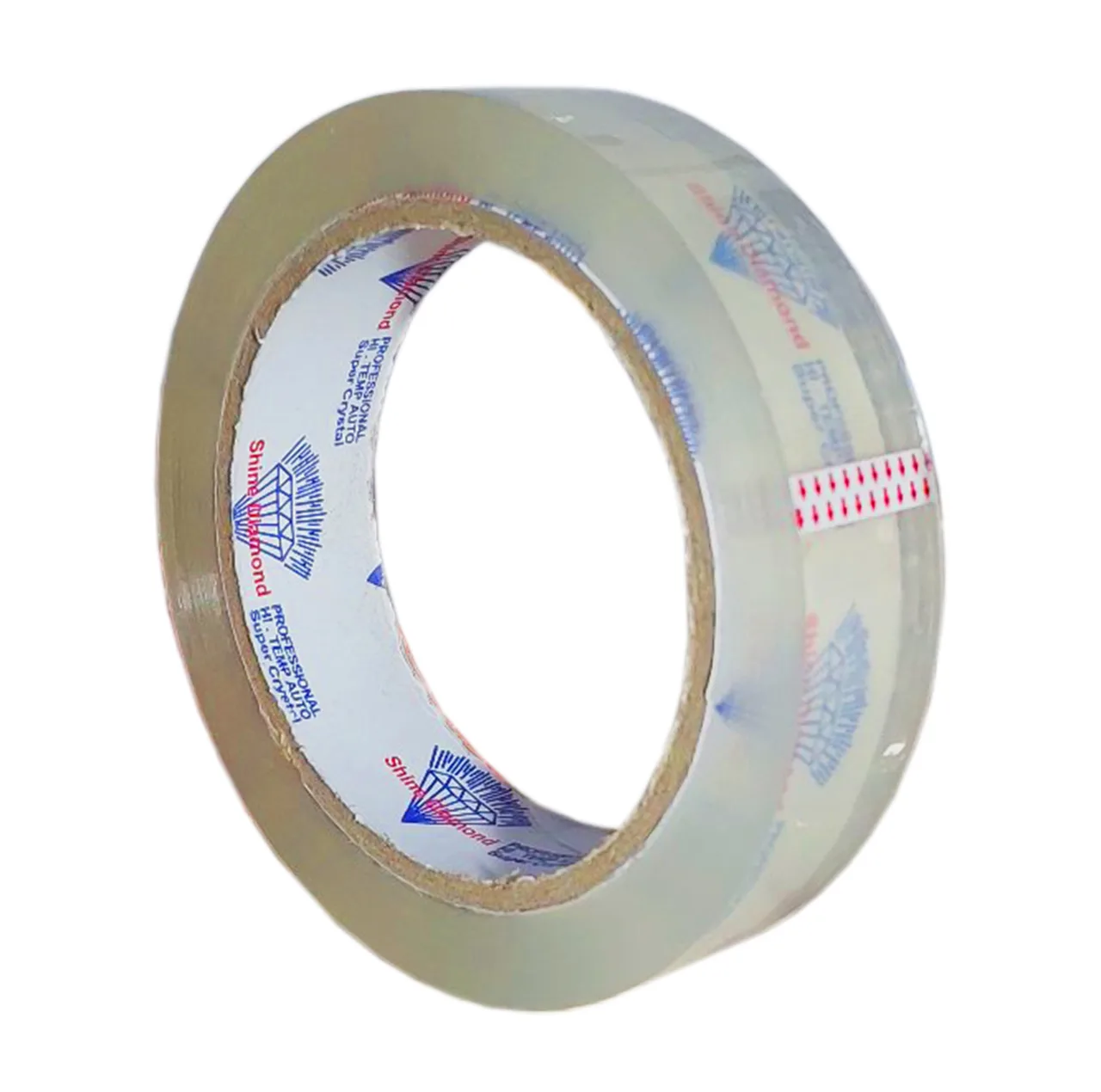 نوار چسب دایموند مدل شیشه ای عرض 2.5 سانتی متری بسته ۱۲ عددی