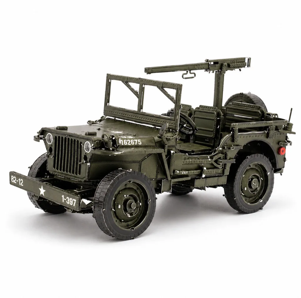 ساختنی 369 تکه پیسکول مدل Willys MB