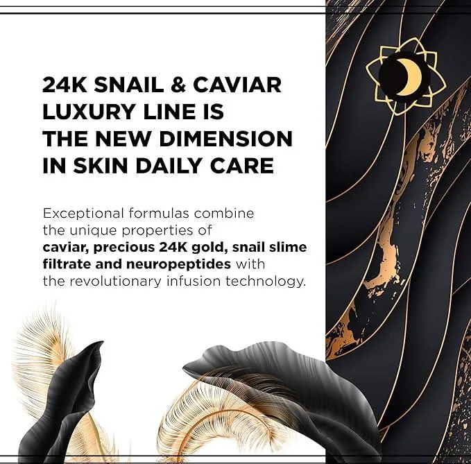 کرم ضد چروک اولاین مدل 24K Snail Caviar Night حجم 50 میلی لیتر