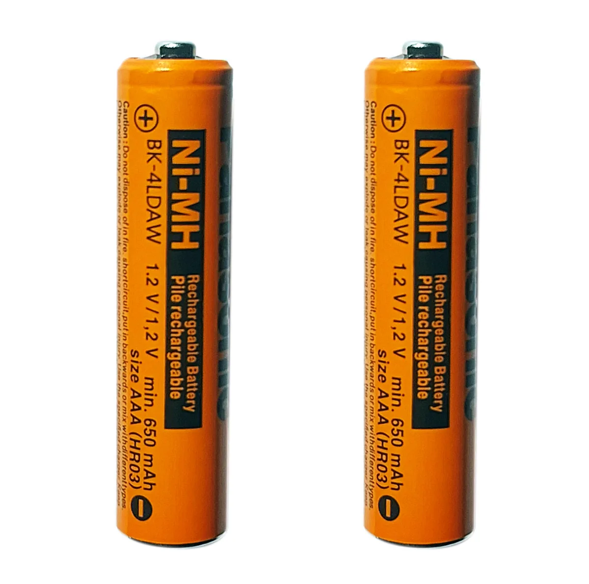 باتری تلفن بی سیم پاناسونیک مدل BK-4LDAW 650mAh بسته 2 عددی