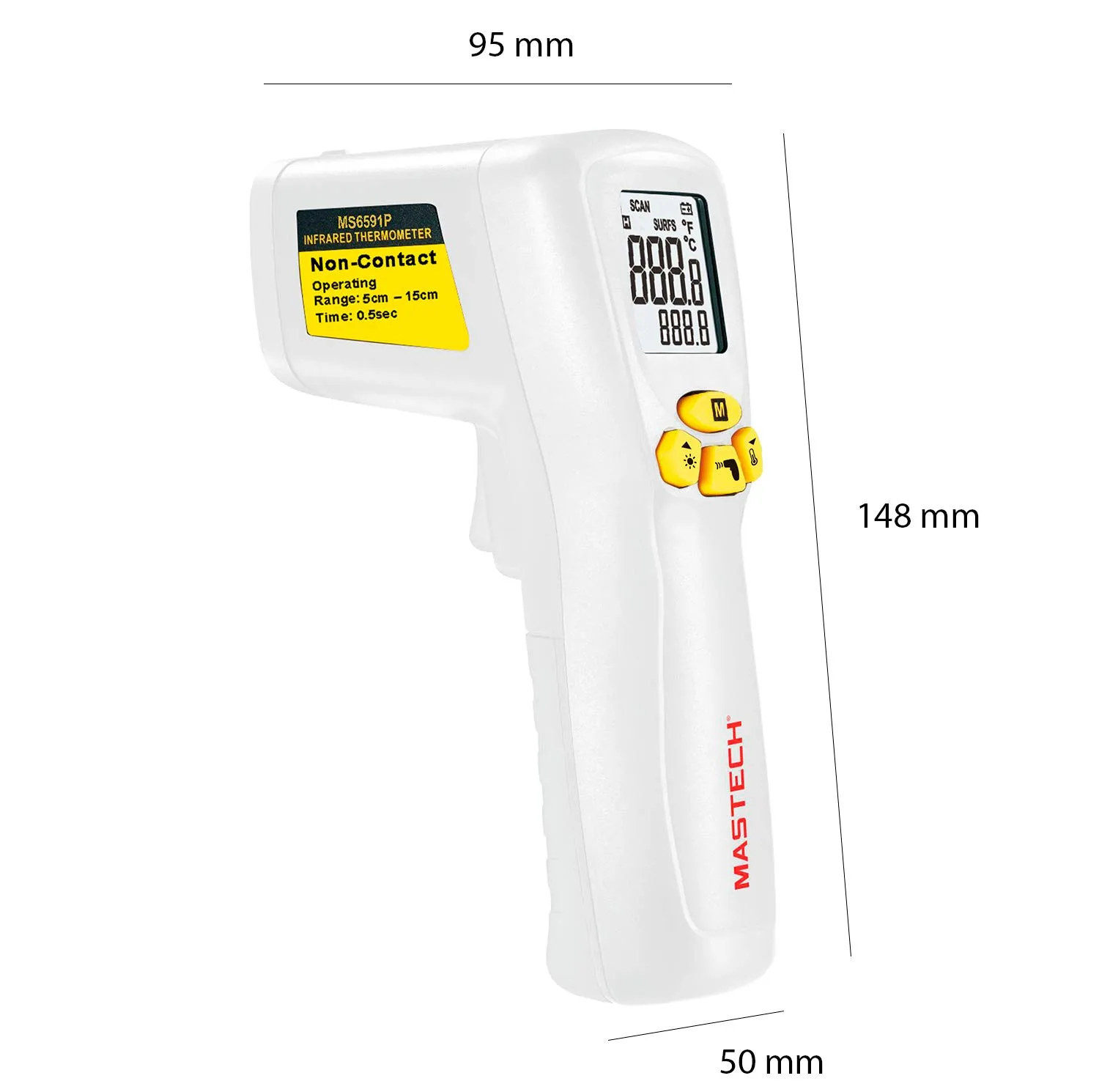 تبسنج و دماسنج کودک مدل MS6591P