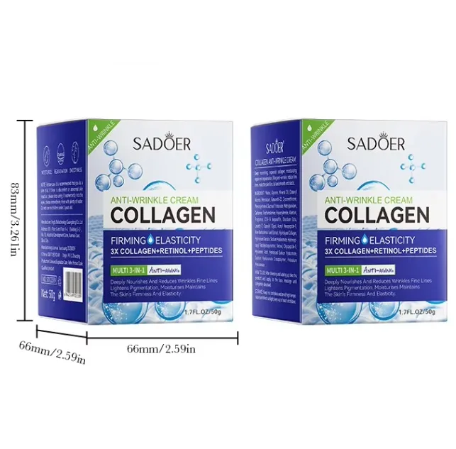 کرم ضدچروک سادور مدل Collagen 3x وزن 50 گرم