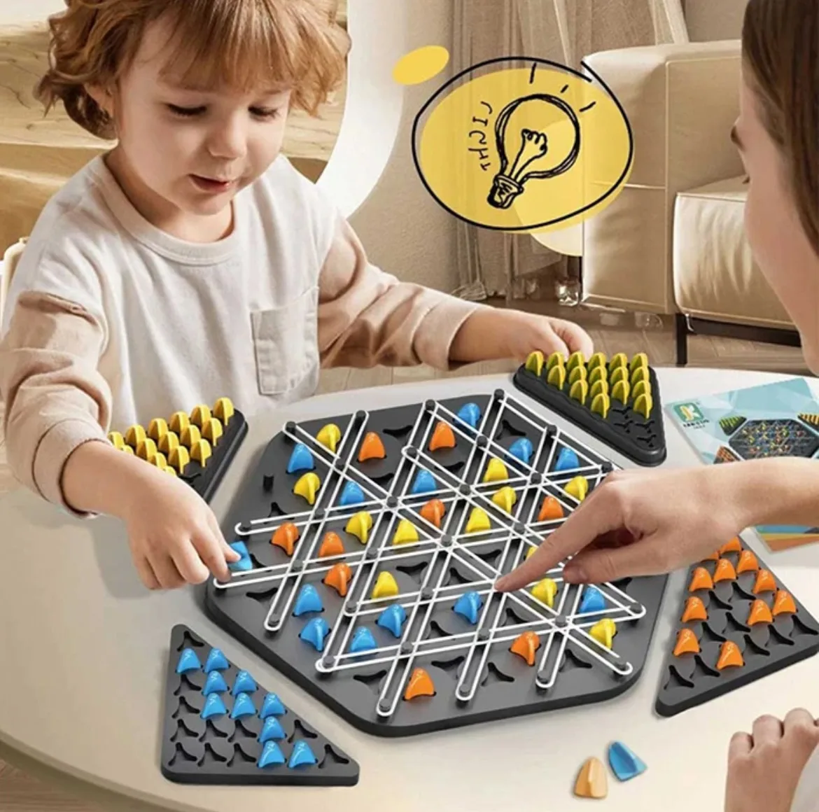 بازی فکری مدل تریگل طرح دوزکشی
