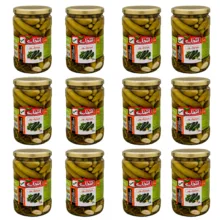 خیار شور ویژه انتخاب - 640 گرم بسته 12 عددی