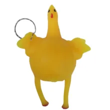 مرغ تخم گذار ضد استرس مدل Chicken Squishy بسته 3 عددی