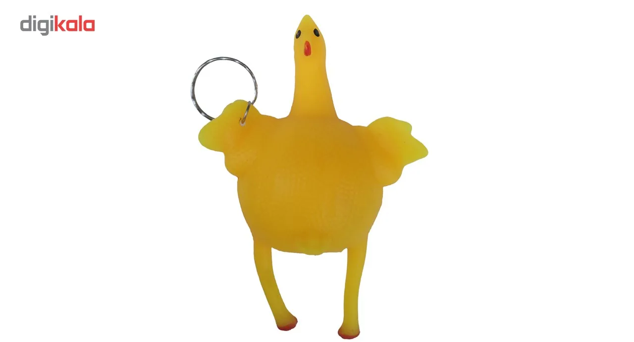 مرغ تخم گذار ضد استرس مدل Chicken Squishy بسته 3 عددی