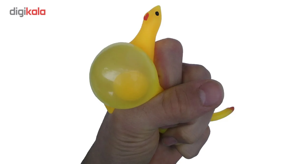 مرغ تخم گذار ضد استرس مدل Chicken Squishy بسته 3 عددی