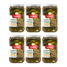 خیارشور ممتاز شهدین - 660 گرم بسته 6 عددی