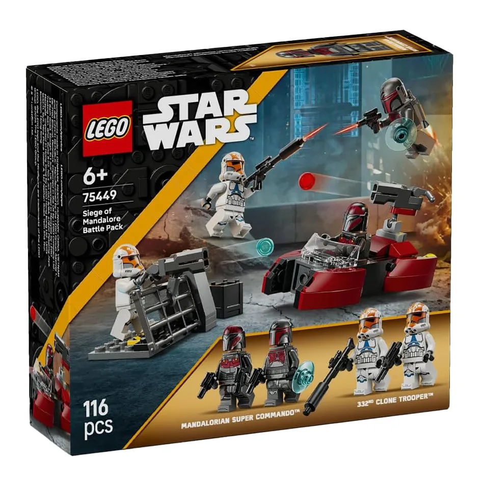 لگو 116 تکه سری استار وارز مدل Siege of Mandalore Battle Pack کد 75449