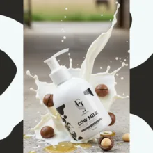 کرم آبرسان بدن  افجه مدل COW - M3 مناسب انواع پوست حجم 200 میلی لیتر مجموعه 3 عددی