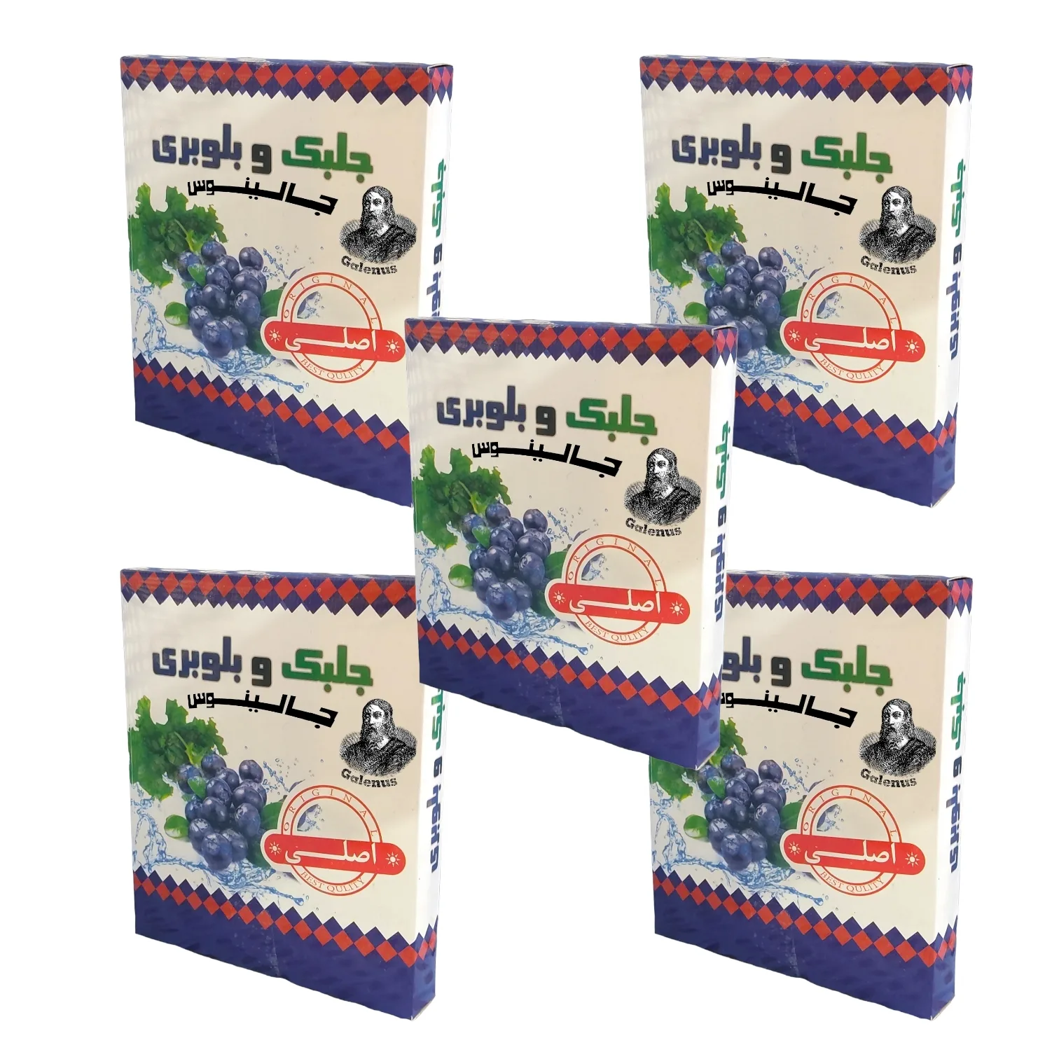 جلبک بلوبری جالینوس - 90 گرم بسته 5 عددی