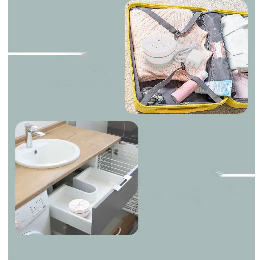 مینی واش مدل Portable Laundry طرح مسافرتی