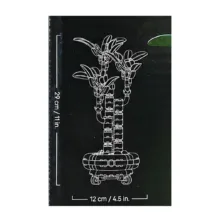 ساختنی 325 تکه مدل گل بامبو کد 10434