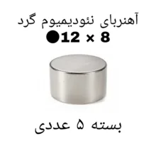 آهن ربا مدل ND12-8 کد ۲۰۰۳ بسته ۵ عددی