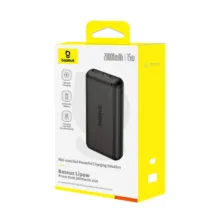 پاوربانک 15 وات بیسوس مدل LIPOW PPBY-2W15NG ظرفیت 20000 میلی آمپر ساعت