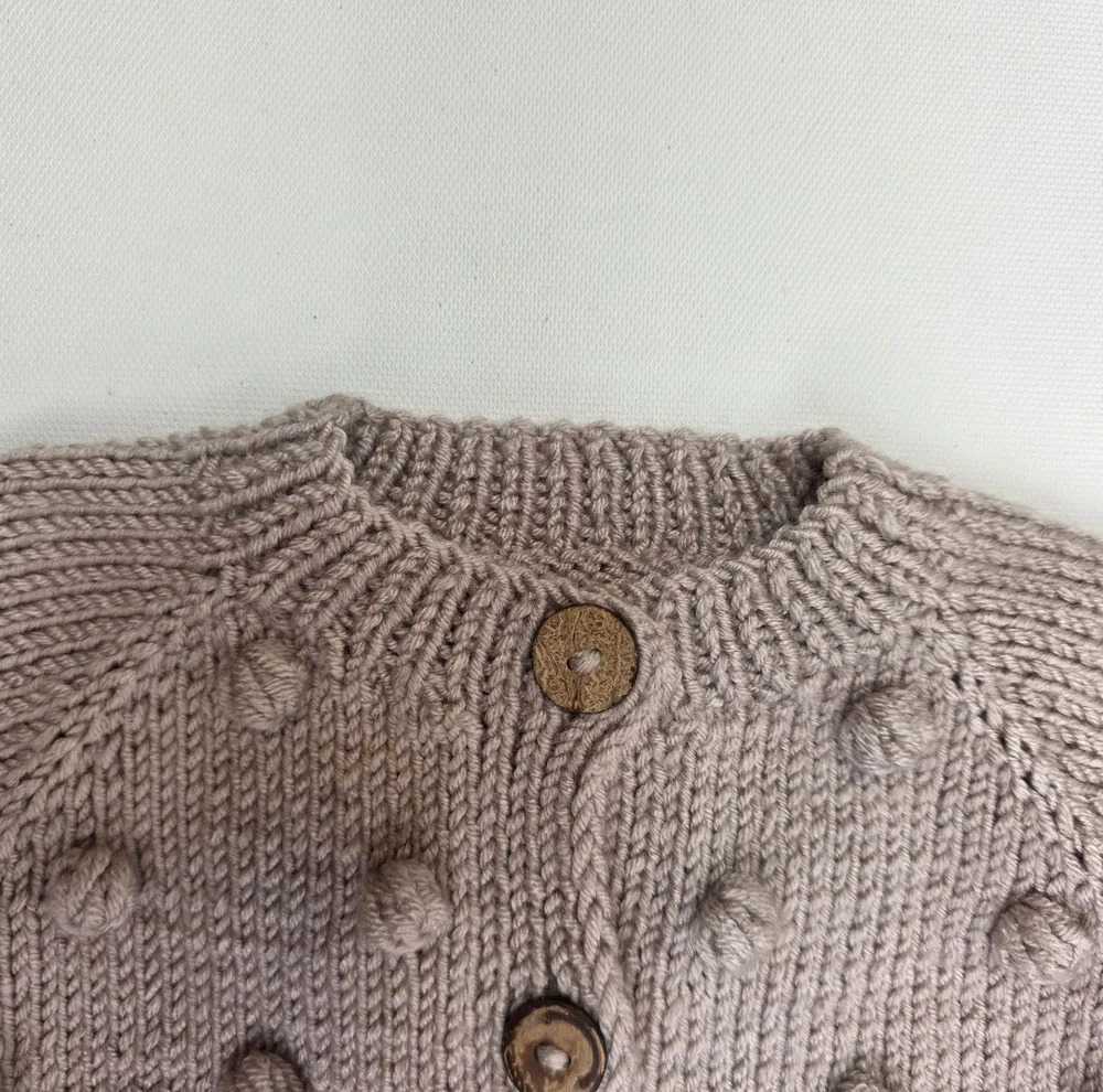 ست ژاکت و شلوار نوزادی مدل توپی