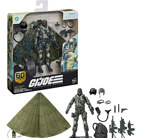 اکشن فیگور طرح خلبانی مدل Snake Eyes ارتفاع 22 سانتی‌متر