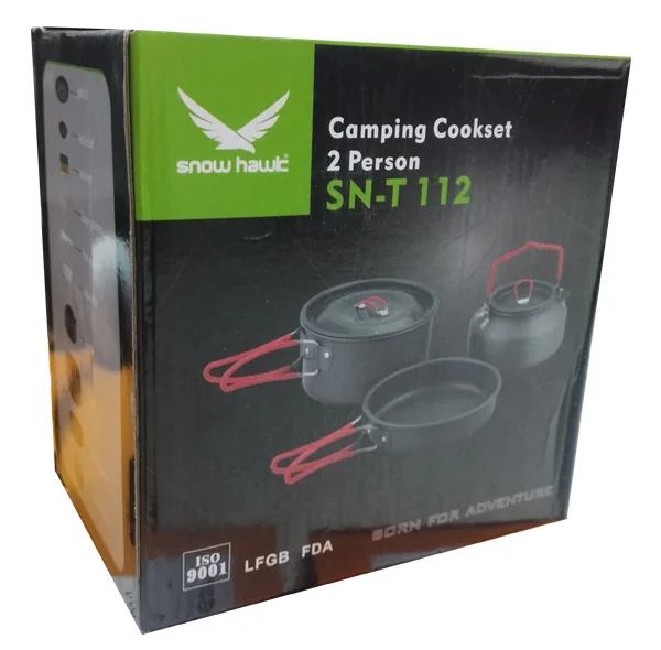 مجموعه ظروف 2 نفره کمپینگ اسنوهاوک مدل SN-T112