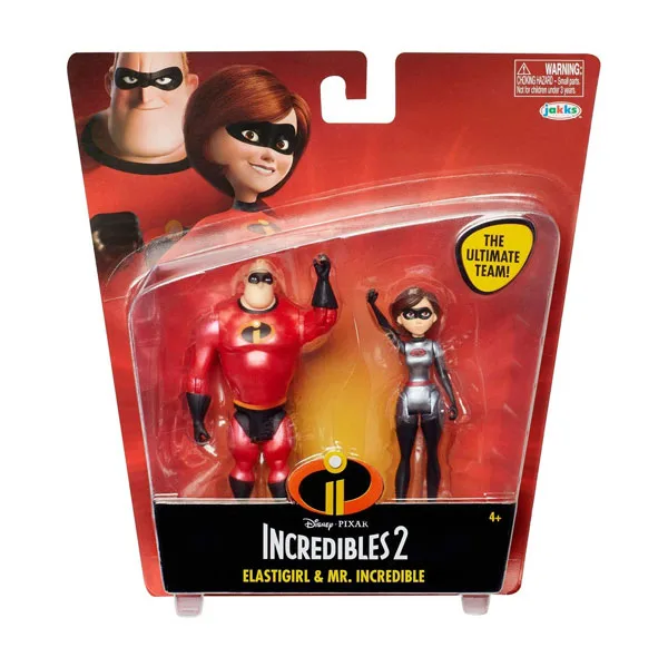 اکشن فیگور طرح آقا و خانم شگفت انگیز مدل Elastigirl و Mr Incredible ارتفاع 9 سانتیمتر مجموعه 2 عددی