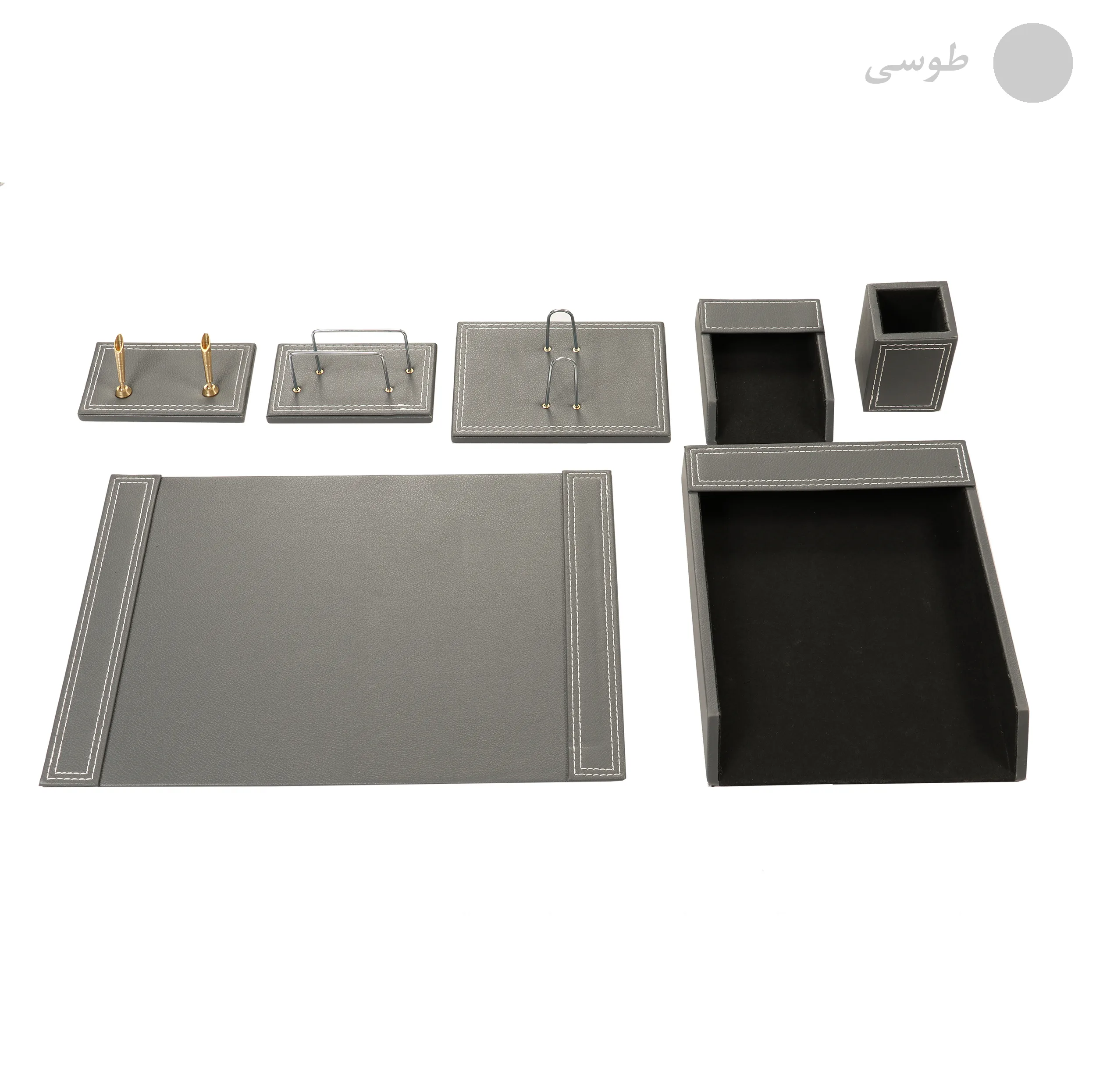 ست لوازم اداری رومیزی مدل V702 مجموعه 7 عددی