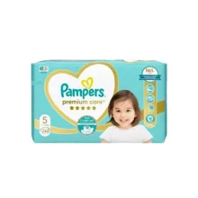 پوشک بچه پمپرز مدل premium care سایز ۵ بسته ۴۴ عددی