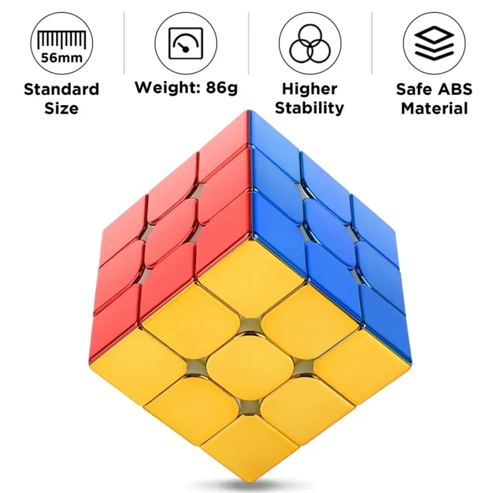 مکعب روبیک شنگ شو مدل متالیک 3×3 Sengso Metallic