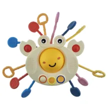 جغجغه مدل خرچنگ BABY CRAB PULL STRING کد FXB-5