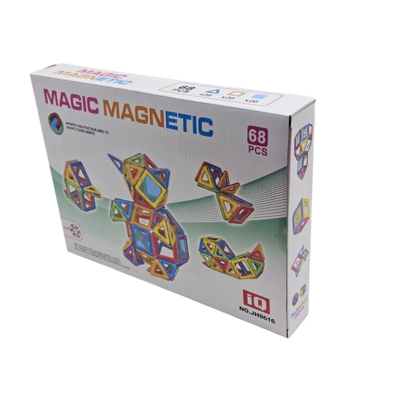ساختنی 68 تکه ناب سل مدل مگنت مغناطیسی جادویی کد 68PCS MAGIC MAGNETIC