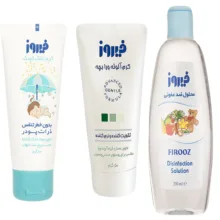ست بهداشتی کودک فیروز مدل Talc مجموعه 3 عددی