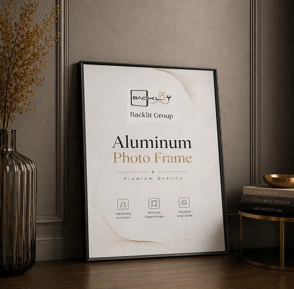 قاب عکس بکلیت مدل آلومینیومی AL-S5070 سایز 70×50 سانتی متر