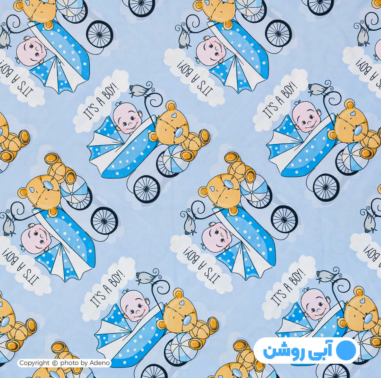 ملحفه کودک آدنو مدل Baby کد CH163 سایز 100x150 سانتی متر